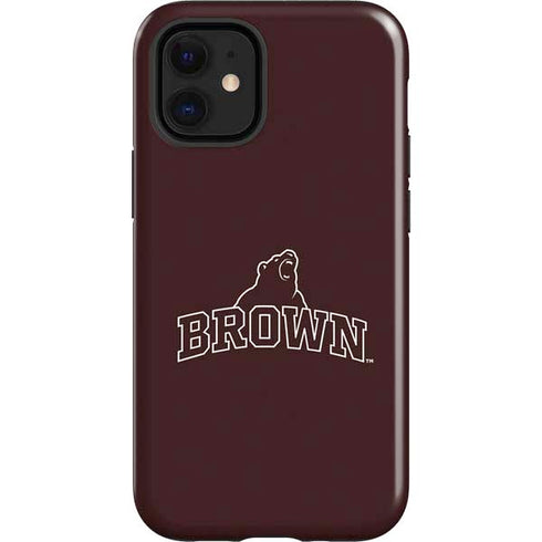 Brown University Outlined iPhone 12 Mini Impact Case