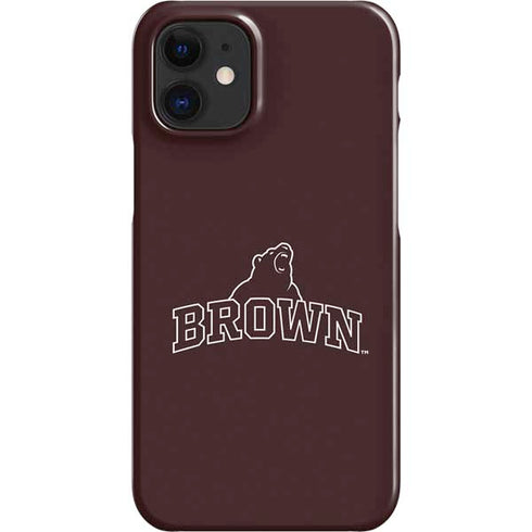 Brown University Outlined iPhone 12 Mini Lite Case