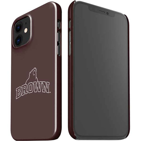 Brown University Outlined iPhone 12 Mini Lite Case