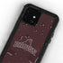 Brown University Outlined iPhone 12 Mini Waterproof Case