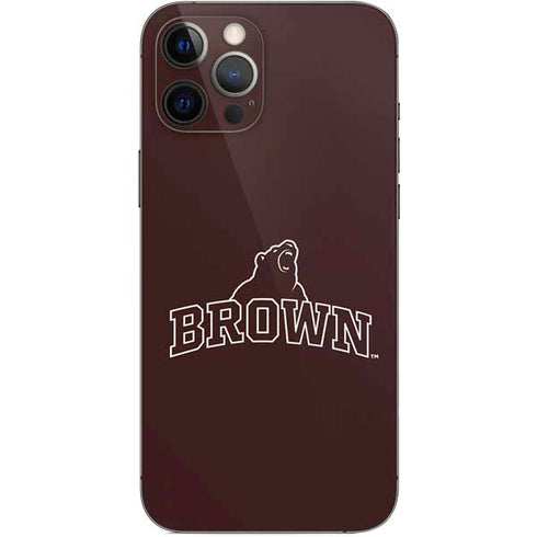 Brown University Outlined iPhone 12 Pro Max Skin