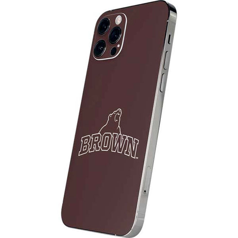 Brown University Outlined iPhone 12 Pro Max Skin