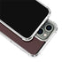 Brown University Outlined iPhone 13 Pro Clear Case