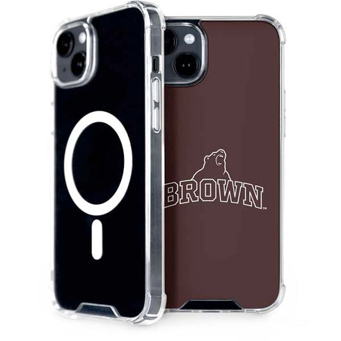 Brown University Outlined iPhone 14 MagSafe Case
