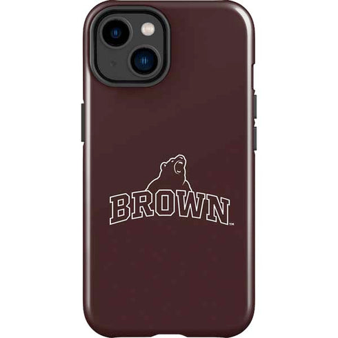 Brown University Outlined iPhone 14 Plus Impact Case