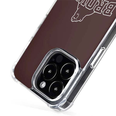 Brown University Outlined iPhone 15 Pro MagSafe Case