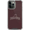 Brown University Outlined iPhone 14 Pro Max Clear Case