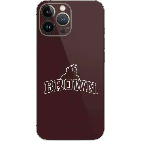 Brown University Outlined iPhone 14 Pro Max Skin