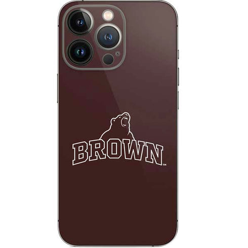 Brown University Outlined iPhone 15 Pro Skin