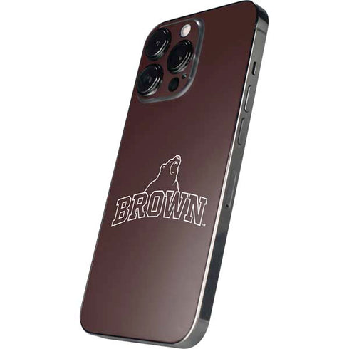 Brown University Outlined iPhone 14 Pro Skin