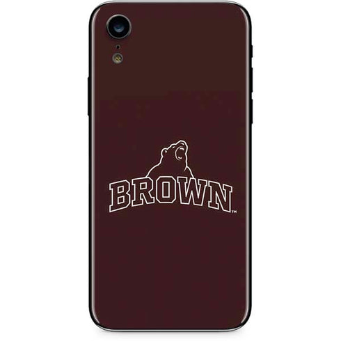Brown University Outlined iPhone XR Skin