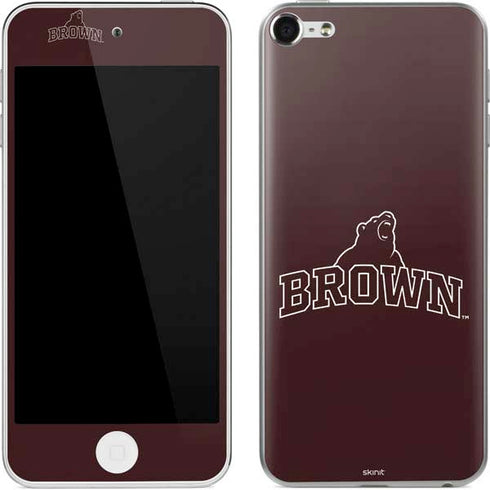 Brown University Outlined Apple iPod Skin