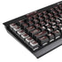 Brown University Outlined K95 RGB PLATINUM Mechanical Gaming Keyboard Skin