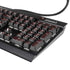 Brown University Outlined K95 RGB PLATINUM Mechanical Gaming Keyboard Skin
