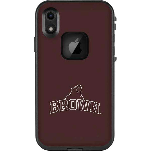 Brown University Outlined LifeProof Fre iPhone Skin