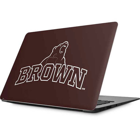 Brown University Outlined Apple MacBook Skin
