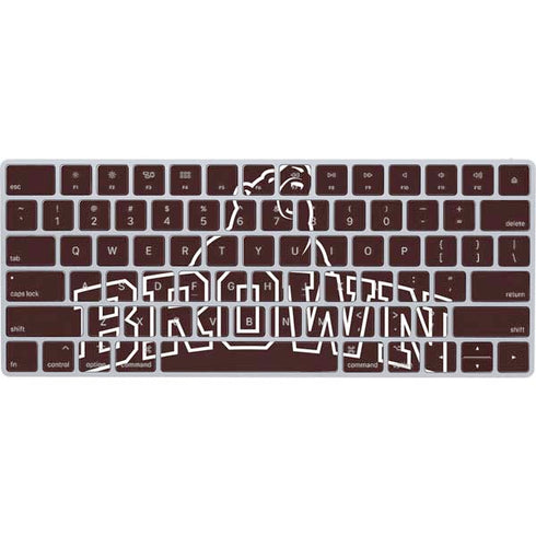 Brown University Outlined Magic Keyboard Skin
