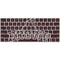 Brown University Outlined Magic Keyboard Skin