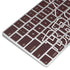 Brown University Outlined Magic Keyboard Skin