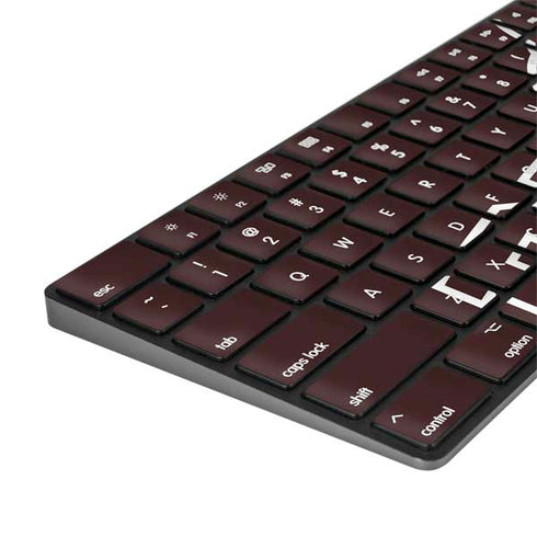 Brown University Outlined Magic Keyboard with Numeric Keypad Skin