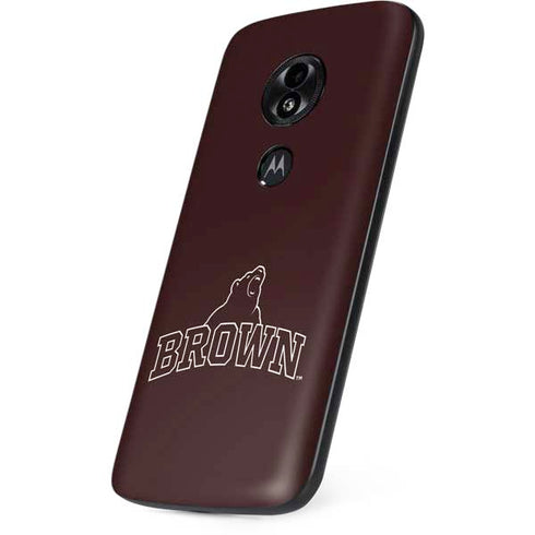 Brown University Outlined Moto E5 Play Skin