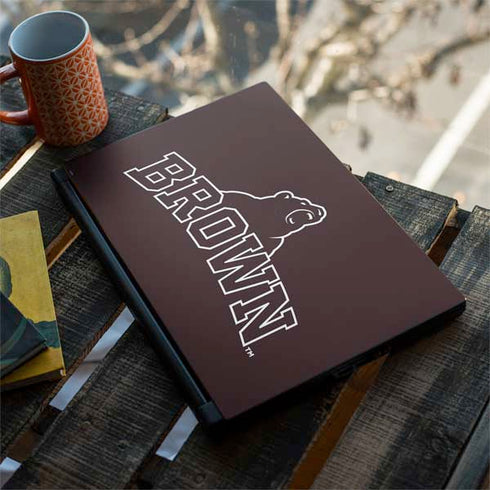 Brown University Outlined MSI GS65 Stealth Laptop Skin