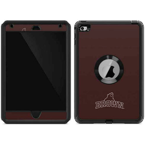 Brown University Outlined Otterbox Defender iPad Skin