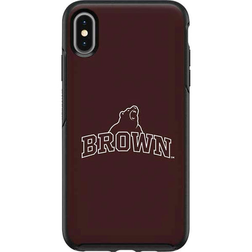 Brown University Outlined Otterbox Symmetry iPhone Skin