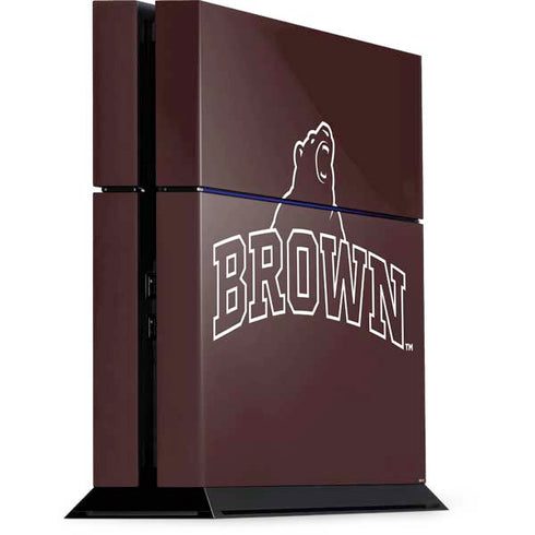 Brown University Outlined PS4 Console Skin