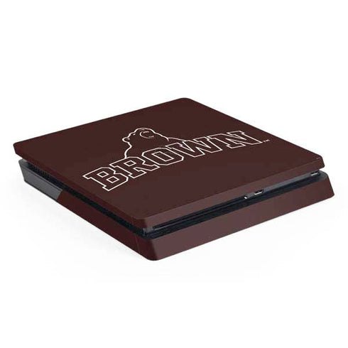 Brown University Outlined PS4 Slim Skin