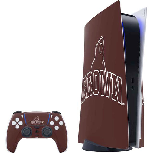 Brown University Outlined PS5 Bundle Skin