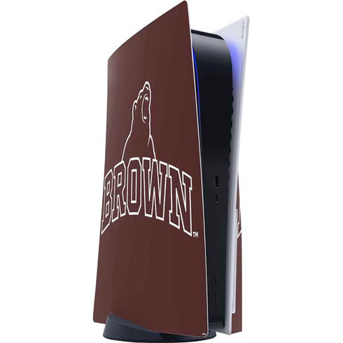 Brown University Outlined PS5 Console Skin