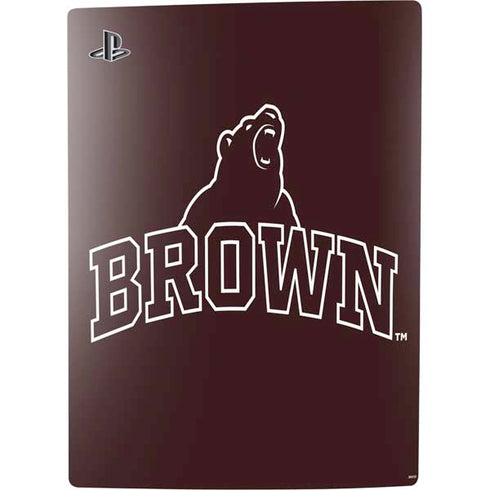 Brown University Outlined PS5 Digital Edition Console Skin