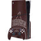 Brown University Outlined PS5 Slim Disk Bundle Skin