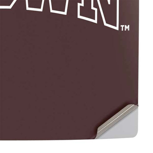 Brown University Outlined PS5 Slim Disk Console Skin