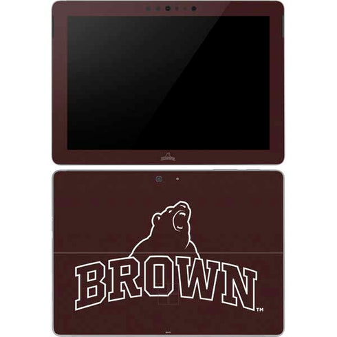 Brown University Outlined Surface Go Skin