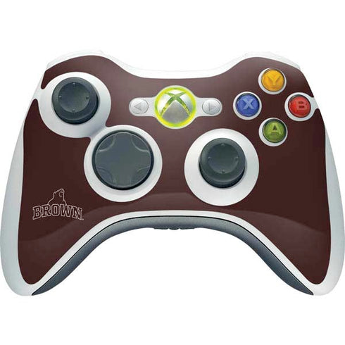 Brown University Outlined Xbox 360 Wireless Controller Skin