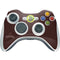 Brown University Outlined Xbox 360 Wireless Controller Skin