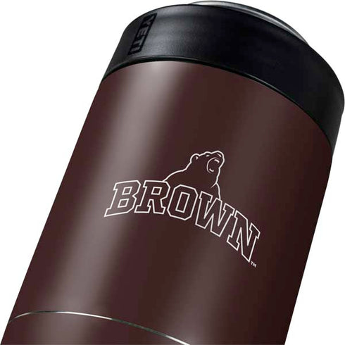 Brown University Outlined Yeti Colster Can Insulator Skin