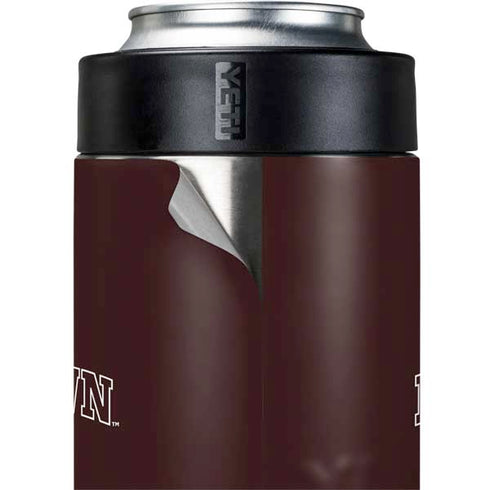 Brown University Outlined Yeti Colster Can Insulator Skin