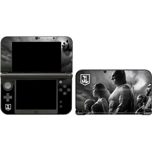 The Justice League (2017) Profile Characters Poster 3DS XL 2015 Skin