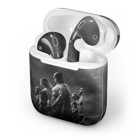 The Justice League (2017) Profile Characters Poster Apple AirPods Skin