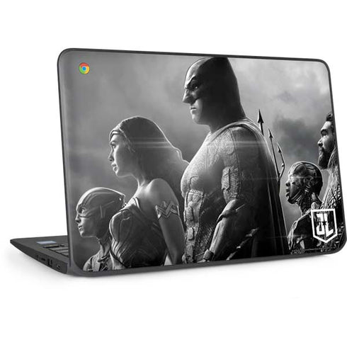 The Justice League (2017) Profile Characters Poster HP Chromebook Skin