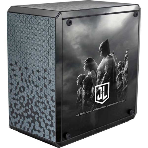 The Justice League (2017) Profile Characters Poster Cooler Master MasterBox Q300L Mini Tower Skin