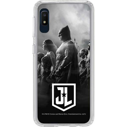 The Justice League (2017) Profile Characters Poster Galaxy A10e Clear Case