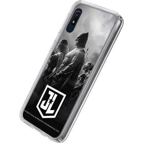 The Justice League (2017) Profile Characters Poster Galaxy A10e Clear Case