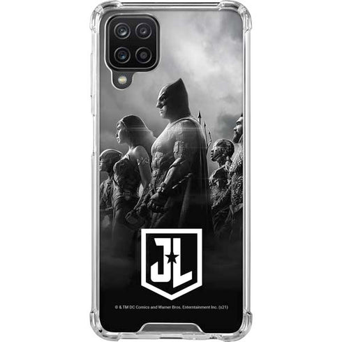 The Justice League (2017) Profile Characters Poster Galaxy A12 Clear Case