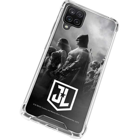 The Justice League (2017) Profile Characters Poster Galaxy A12 Clear Case