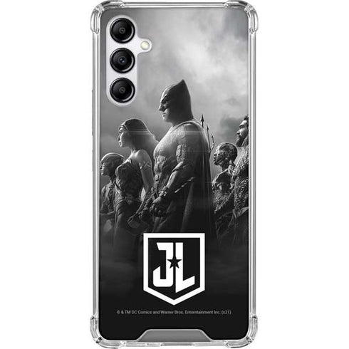 The Justice League (2017) Profile Characters Poster Galaxy A14 5G Clear Case