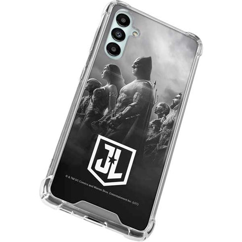 The Justice League (2017) Profile Characters Poster Galaxy A14 5G Clear Case
